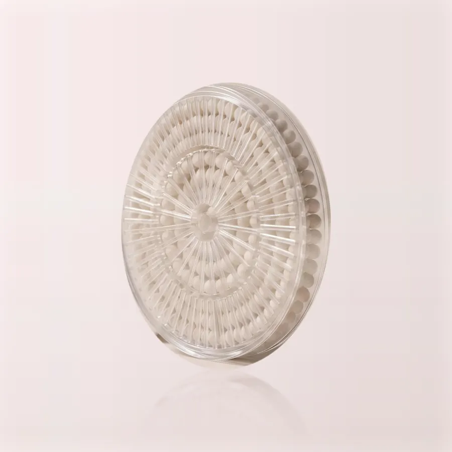 SUHAE Purea Core filter disc, showing the radial micro fabric filtration structure