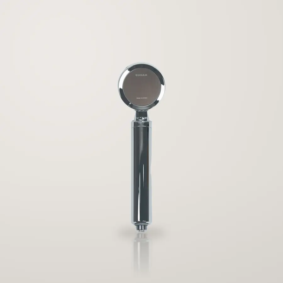 SUHAE Nourish handshower in chrome, front view