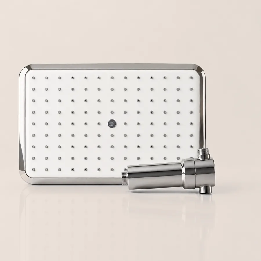 SUHAE Aura overhead rain panel with the Vitae-Connector, front view
